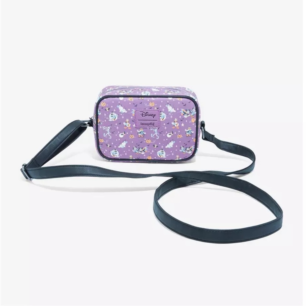Loungefly -Disney Mickey Mouse And Friends Vintage Halloween Crossbody Bag - Picture 3 of 6